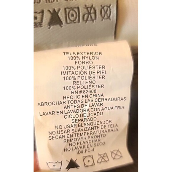 Free Country Women's Jacket Adult Size XL Purple Long Sleeve Zip Pockets Puffer - Picture 7 of 9